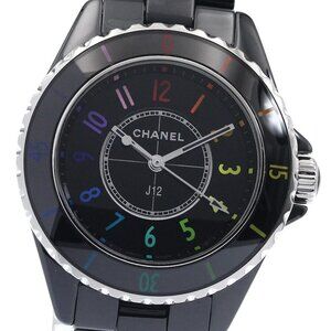 CHANEL J12 electro H7121 Black ceramic limited Quartz Ladies Watch_891554